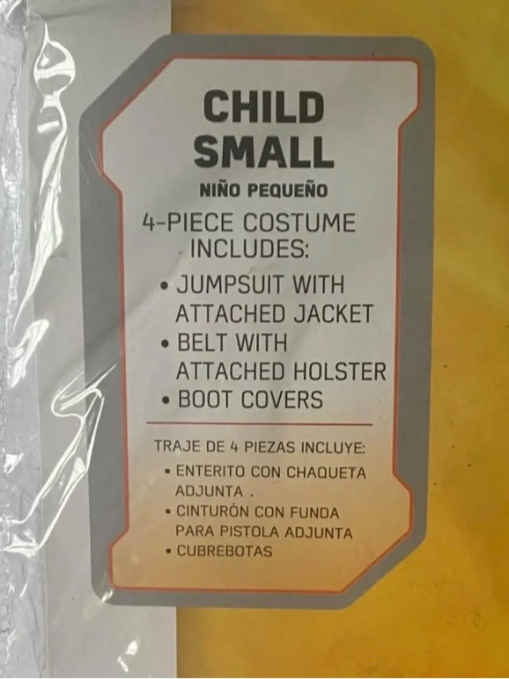 Halloween Disney Deluxe Han Sol Costume 4pc Child Boys Size Small 4-6